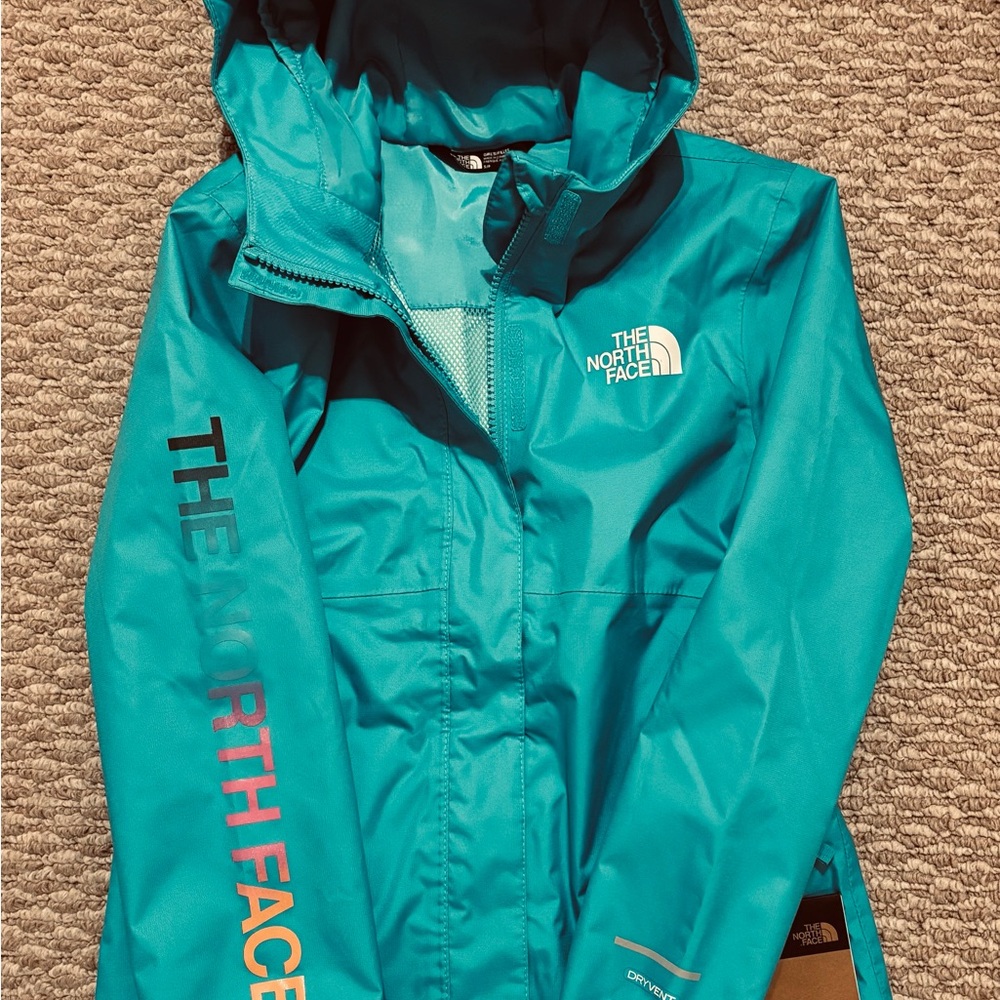 The North Face Blue Raincoat Waterproof Outdoor Essential
